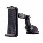 Wholesale Clip Long Neck Tablet Windshield and Dashboard Car Mount Holder C058 (Black Gray)